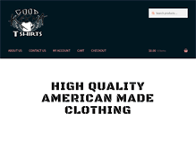 Tablet Screenshot of goodkarmatshirts.com